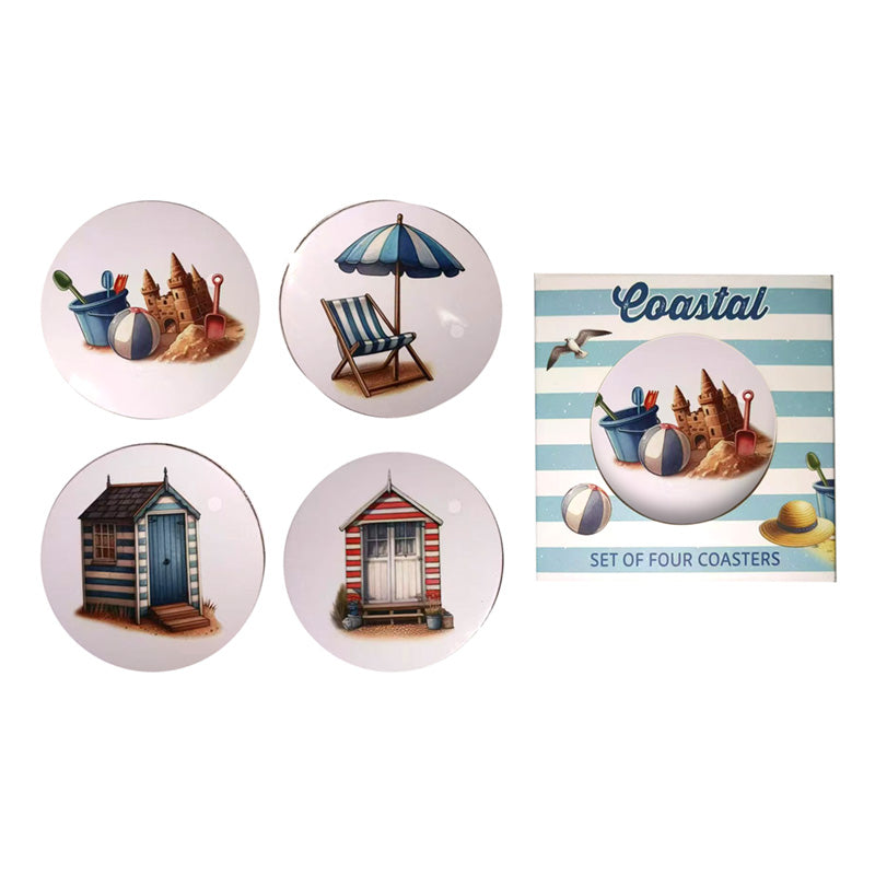 Coastal Set of 4 Cork Coasters
