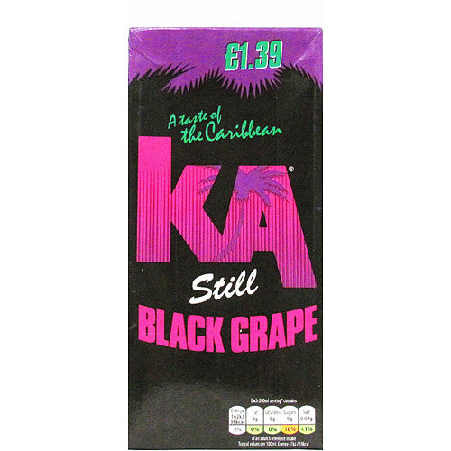 KA Still Black Grape Juice 1 Litre (Case of 12)