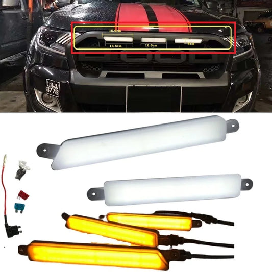 LEDs Lighting Fog Lamps For Ford Ranger T8 T7 Everest 2018-2020 2021