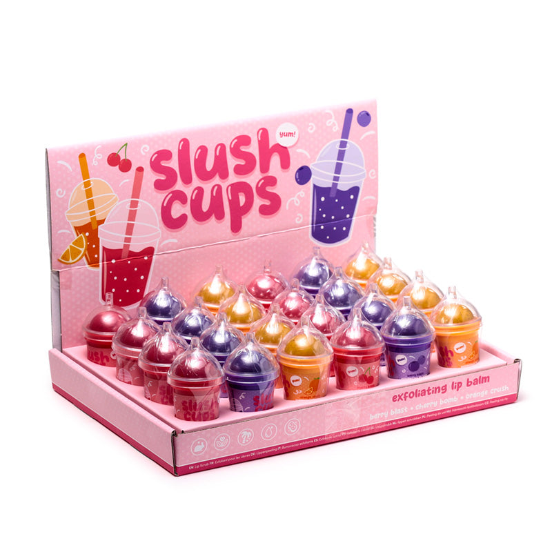Exfoliating Lip Balm in a Slushy Cup Holder