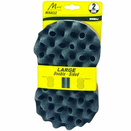 Murry Collection Miracle Double-Sided Exfoliating & Cleansing Sponge for Healthy Skin Large
