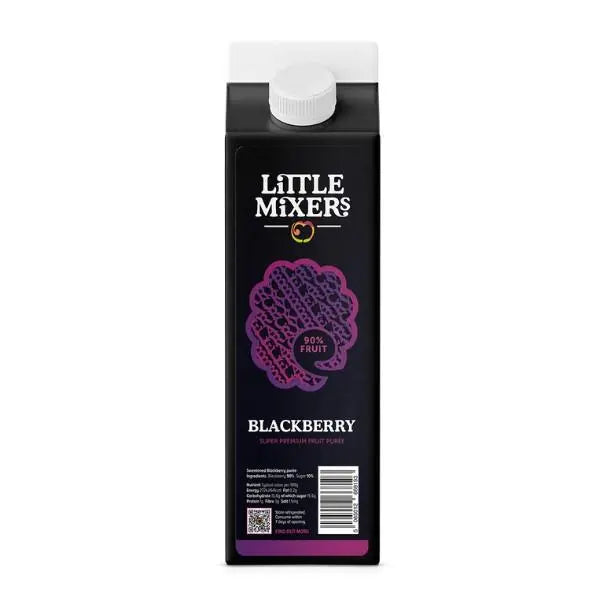 Little Mixers Super Premium Blackberry Puree 1Ltr