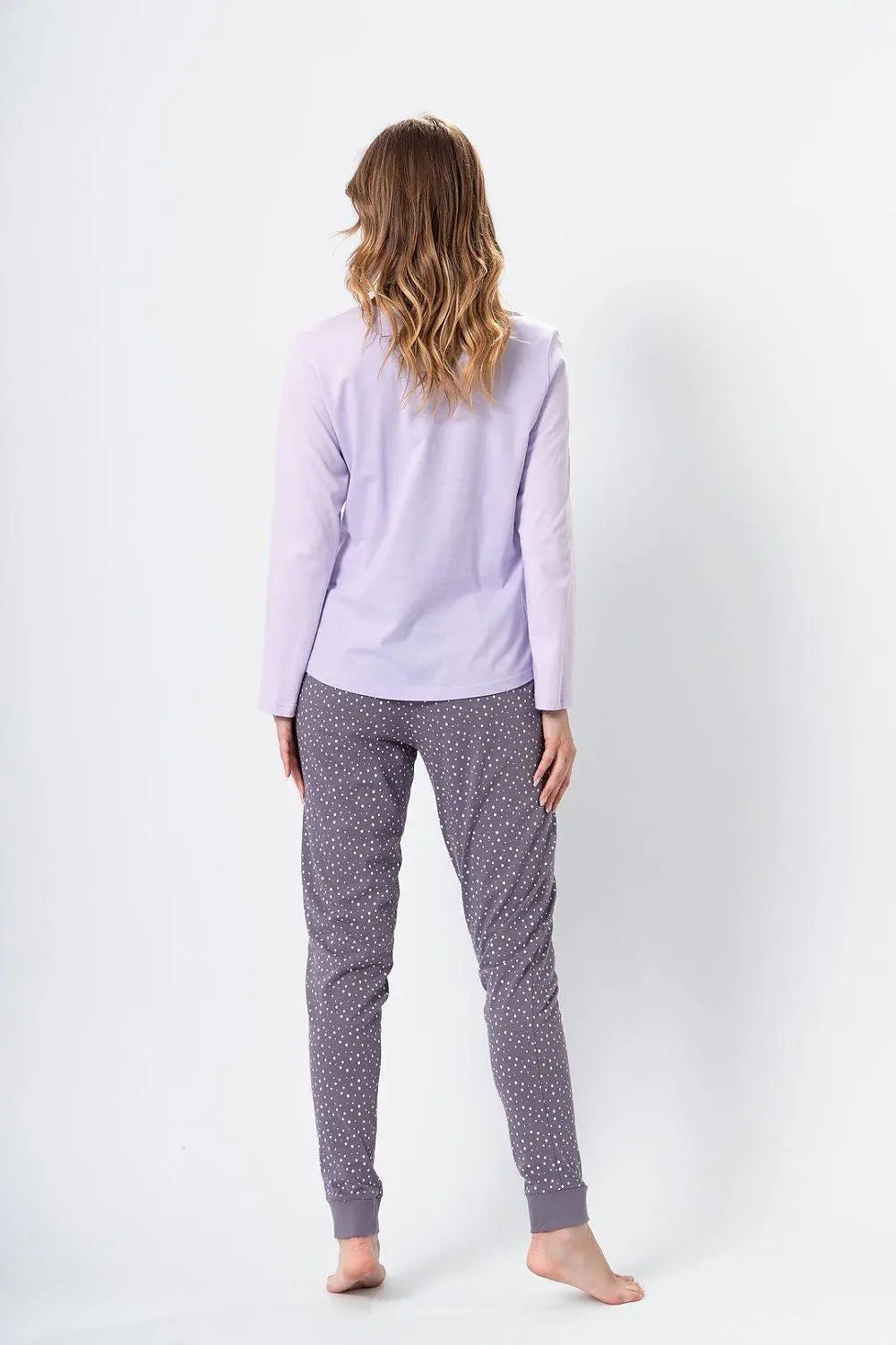 M-Max beautiful color pants and blouse womens pajamas