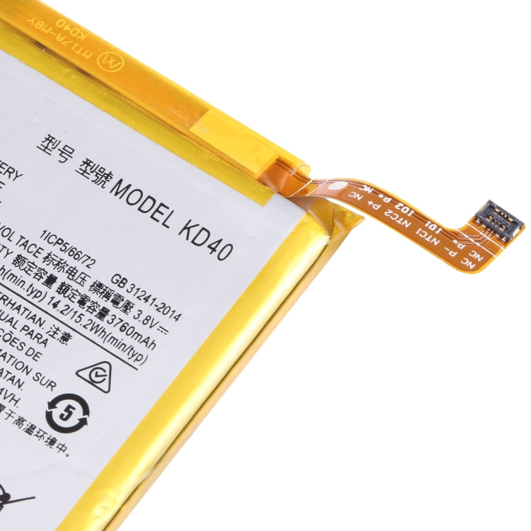 For Motorola Moto G8 Plus XT201/XT2019-2 4000mAh Replacement Li-Polymer Battery KD40, For Motorola Moto G8 Plus