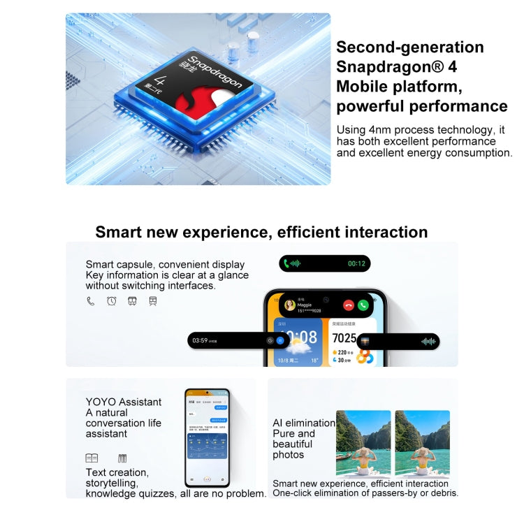 Honor Play9T 5G, 8GB+256GB, 6.77 inch MagicOS 8.0 Qualcomm Snapdragon 4 Gen2 Octa Core up to 2.2GHz, Network: 5G, OTG, Not Support Google Play (Black)