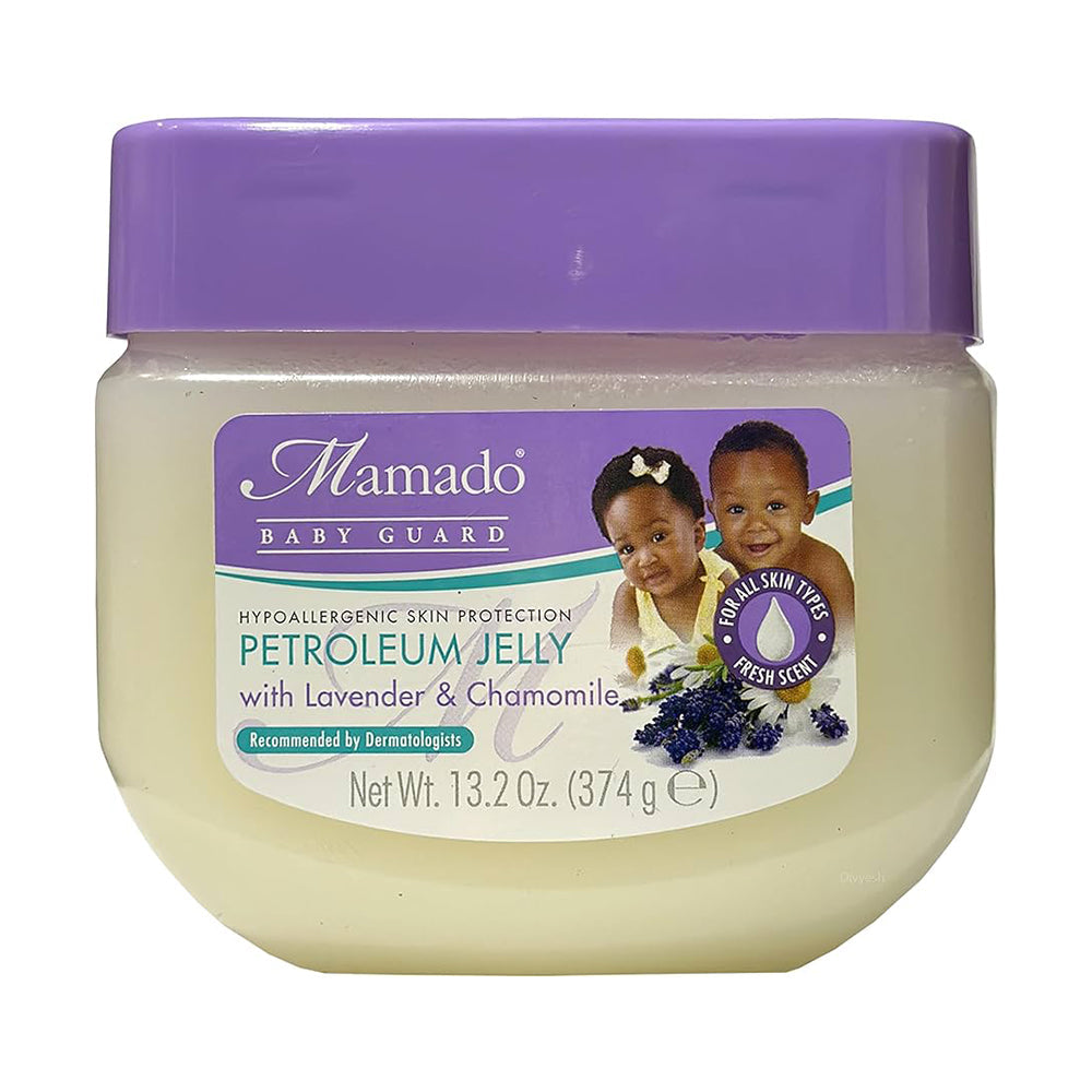 Mamado Petroleum Jelly with Lavender & Chamomile - Soothing & Moisturizing for All Skin Types