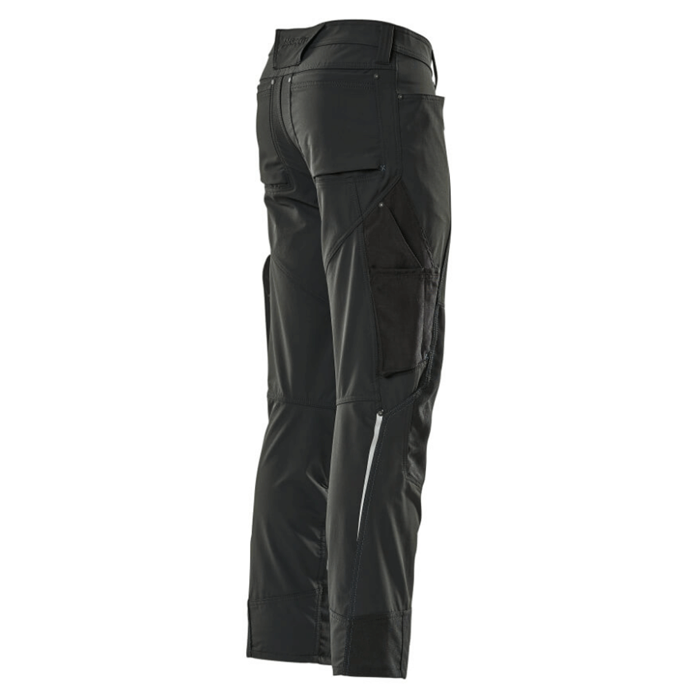 Mascot Advanced 17179 Ultimate Stretch Kneepad Work Trousers Black 33" Waist, 30" Leg