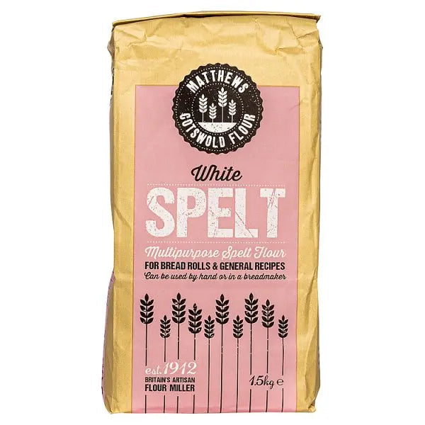 Matthews Cotswold Flour White Spelt Multipurpose Spelt Flour 1.5kg