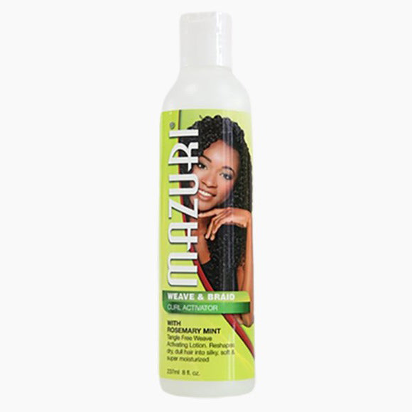 Mazuri Weave & Braid Curl Activator for Defined, Hydrated Hair Extensions 237ml/8.01 oz
