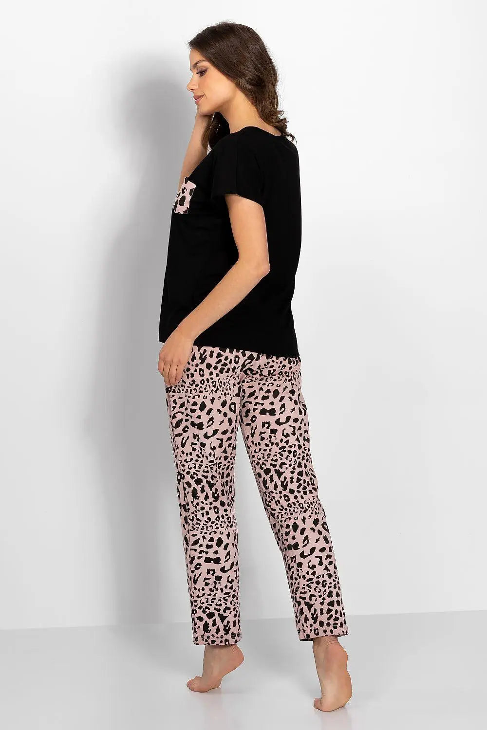 Momenti Per Me decorative blouse and pants ladies pyjamas