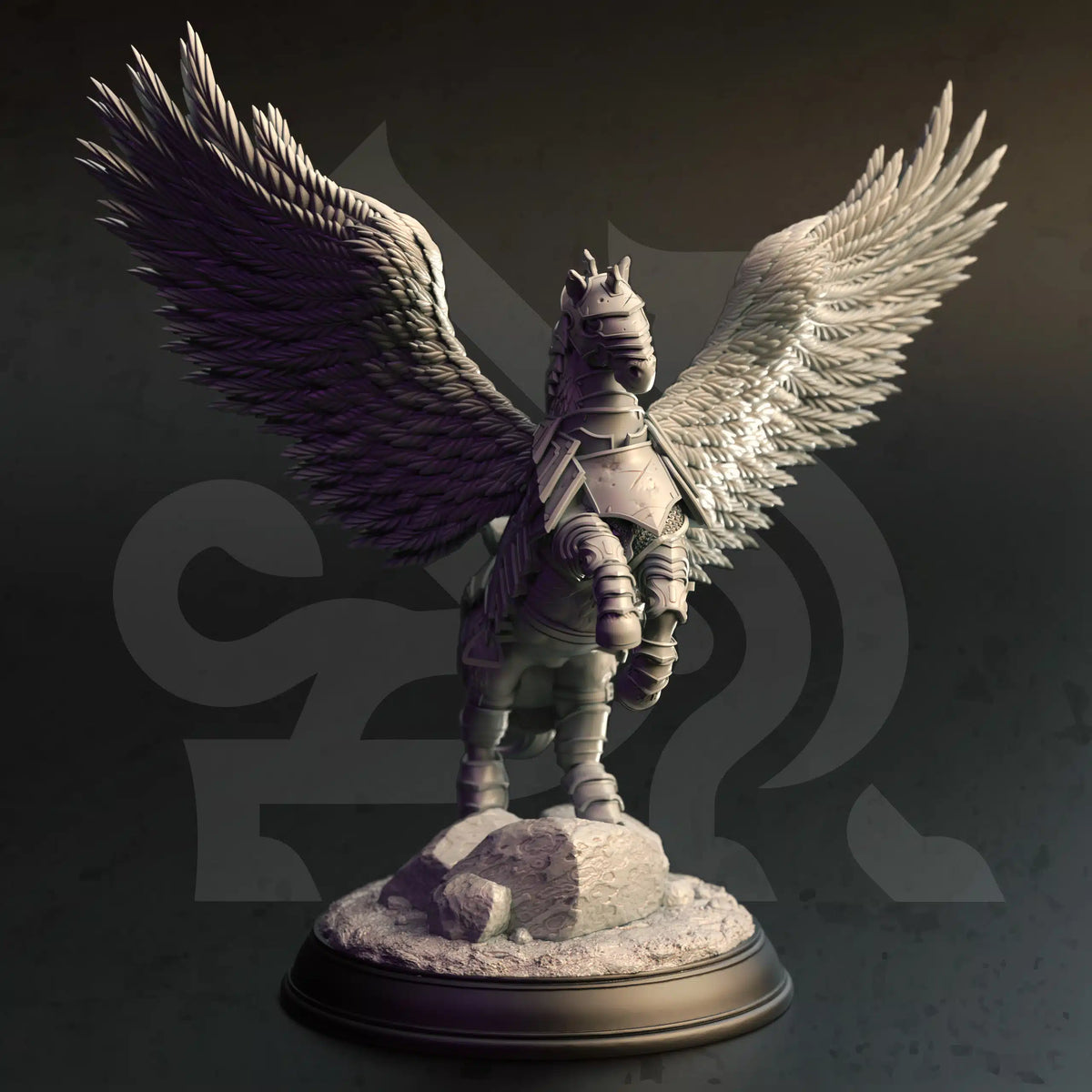 Myreni – Elite Pegasus - 3D Printed Monster Miniature