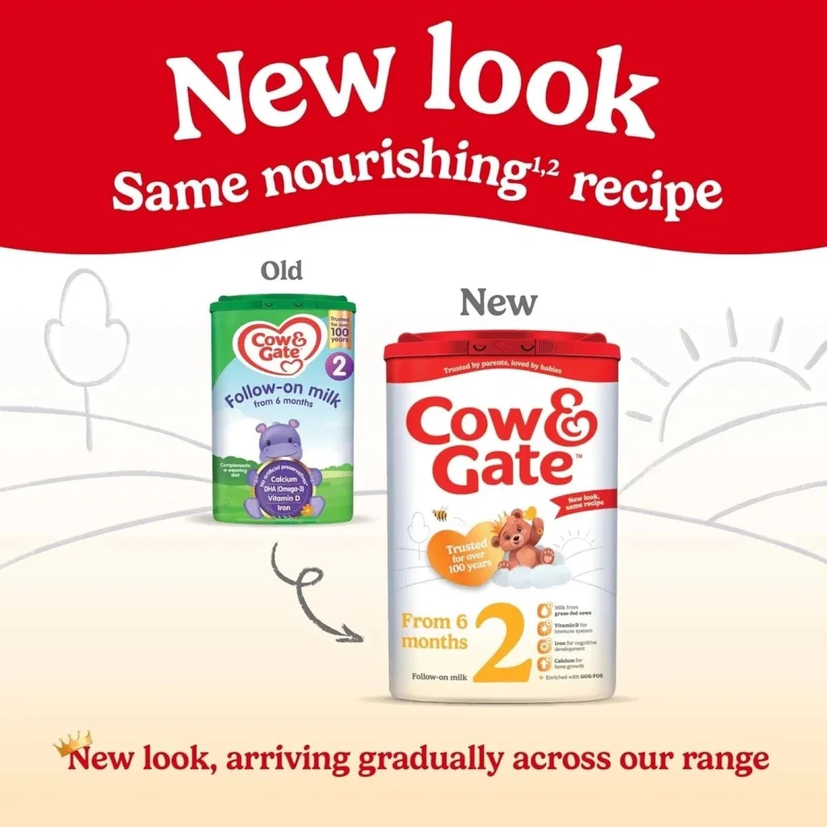 Cow & Gate 2 Follow On Milk Formula 6-12 months 800g