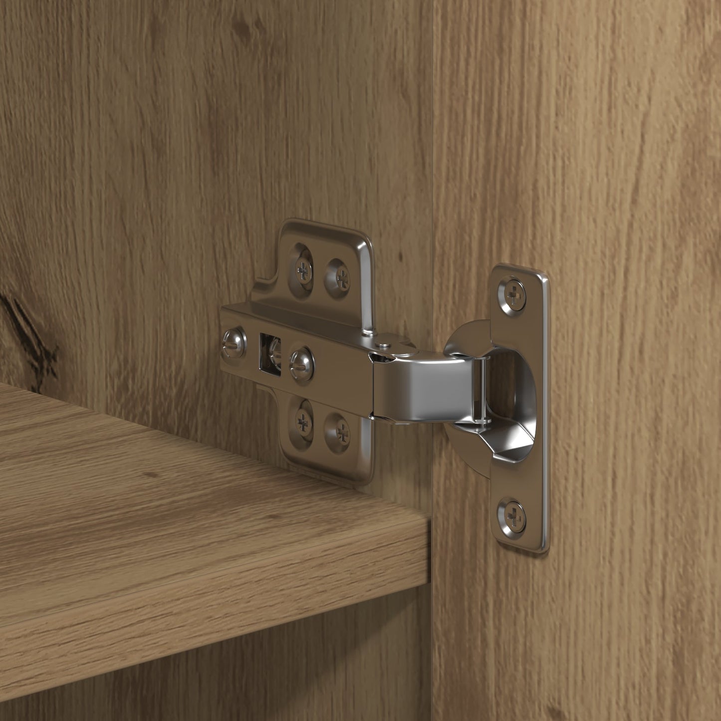 Highboard Artisan Oak 70x42.5x185 cm Engineered Wood