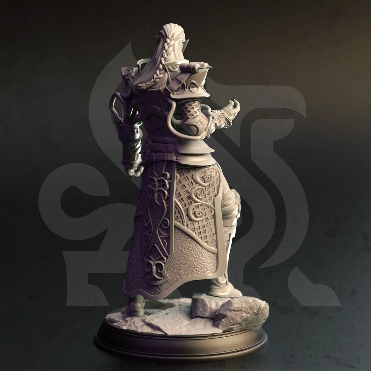 Netros of House Verani – Arcane Artificer - 3D Printed Artificer Character Miniature
