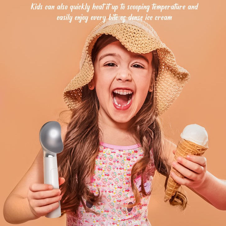 Heating Constant Temperature Ice Cream Scoop Charging Heating Stainless Steel