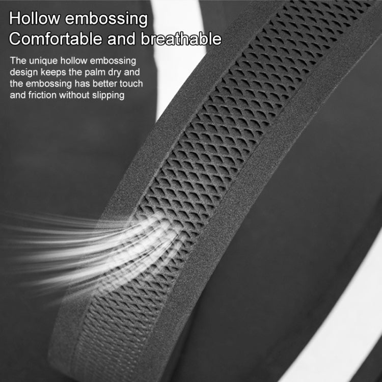 PROMEND GR-081H 1 Pair Embossed Hollow Antiskid Bicycle Grips Tape