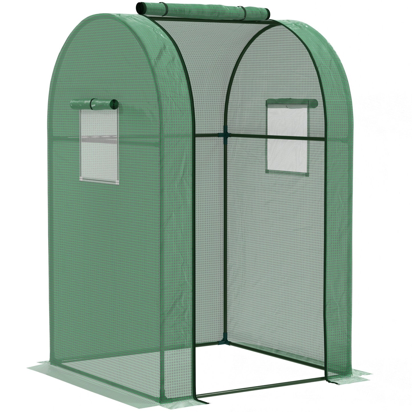 Outsunny Tomato Greenhouse with 2 Roll-up Doors, 185 x 94 x 150cm