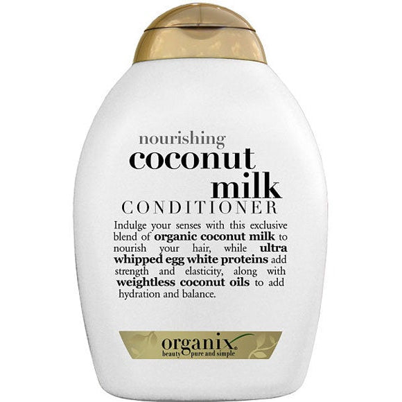 OGX Nourishing Coconut Milk Conditioner Hydrating & Softening for Dry, Damaged Hair 385ml/13.02 oz