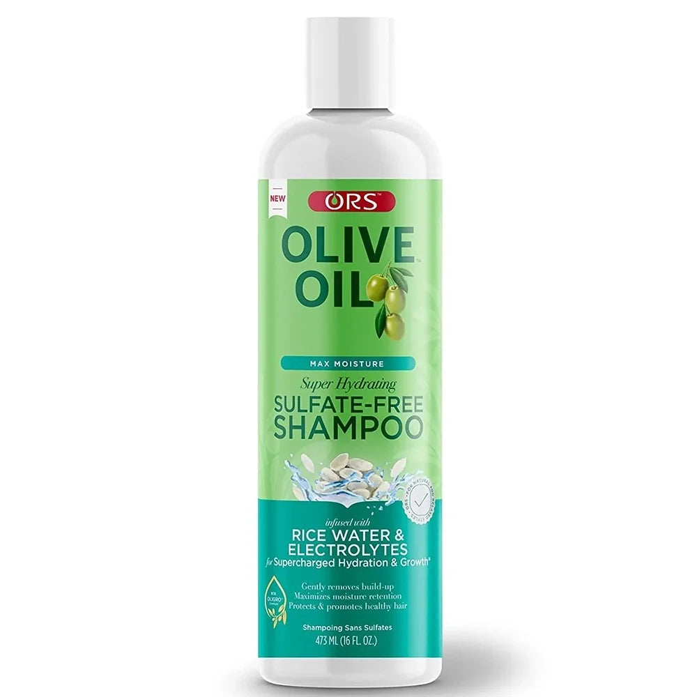 ORS Max Moisture Sulfate-Free Shampoo 16oz for Clean Curls