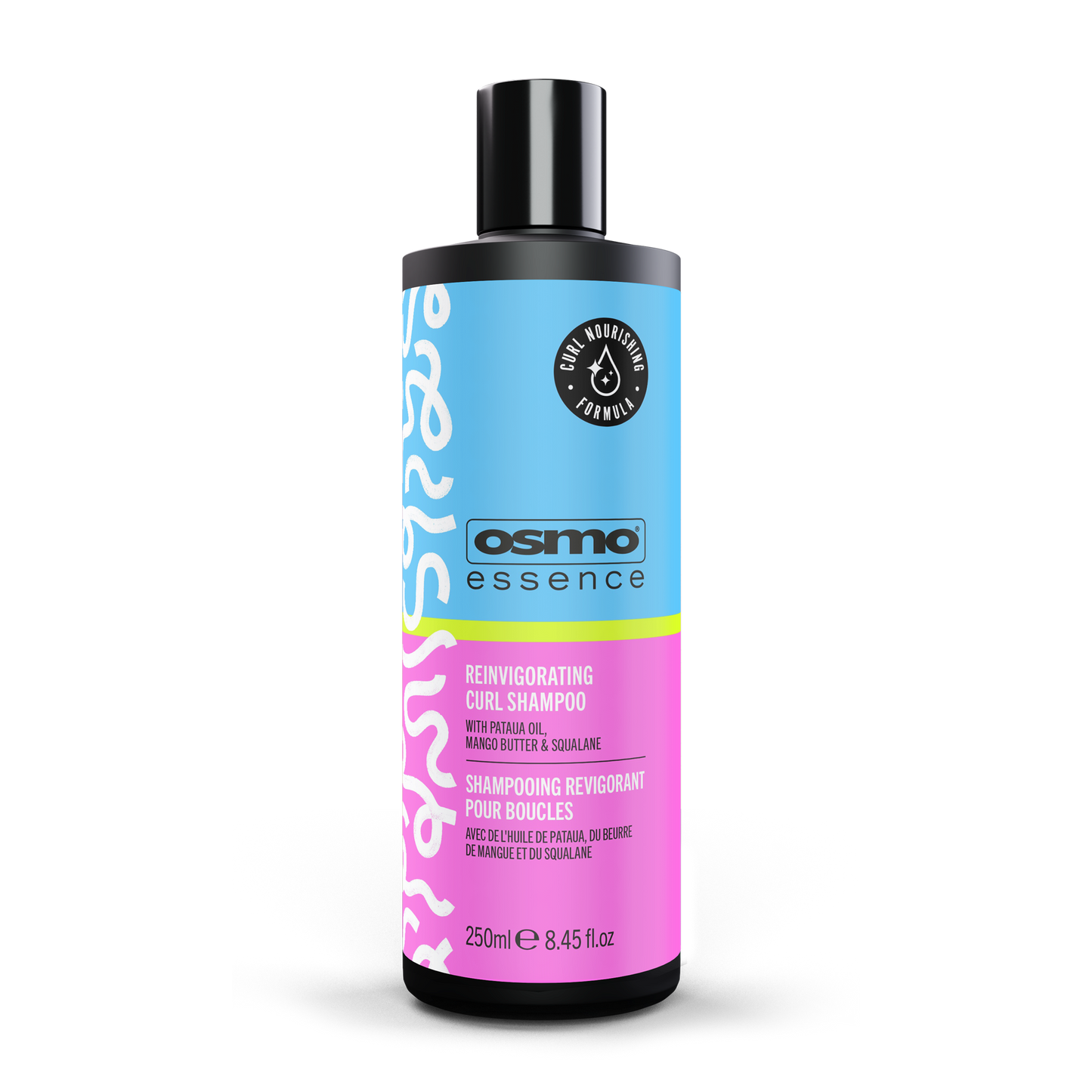 OSMO Essence Reinvigorating Curl Shampoo Defines & Hydrates Curls for Curly & Wavy Hair 250ml/8.45 fl. oz.