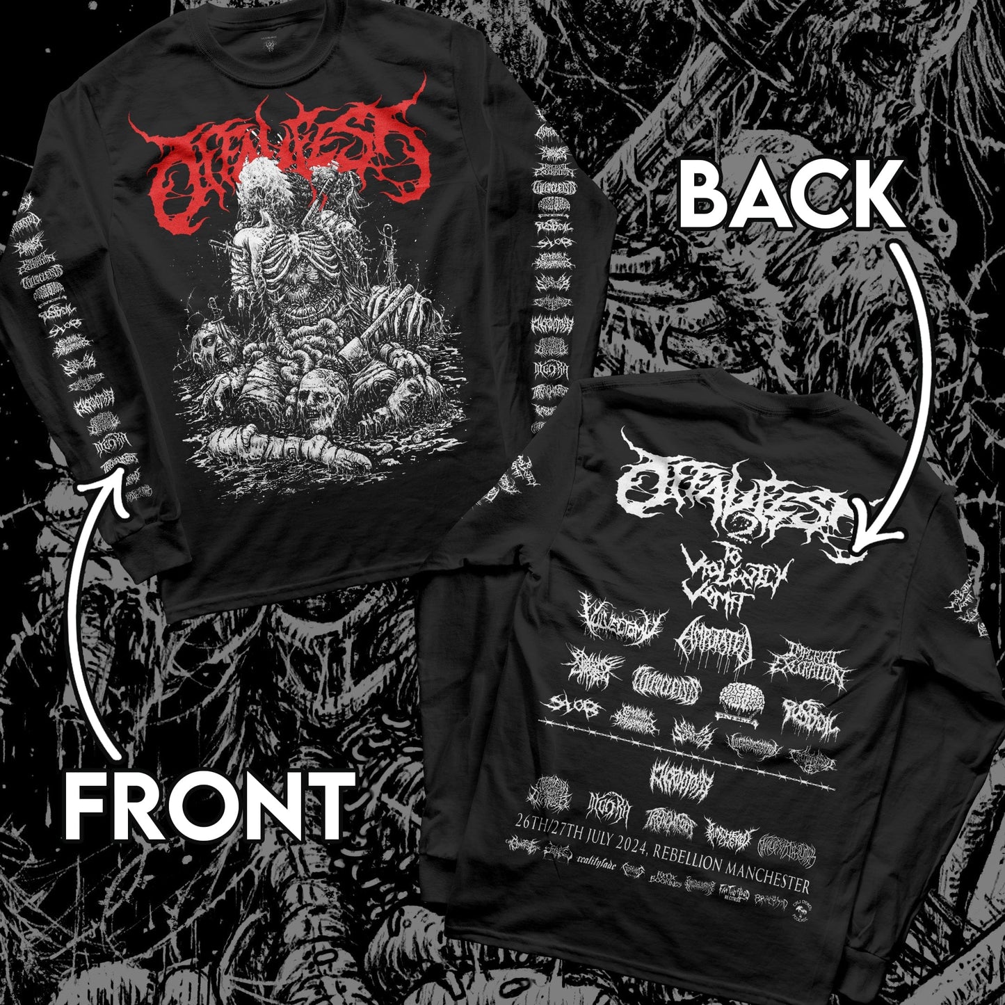 Offal Fest 2024 Lineup Longsleeve