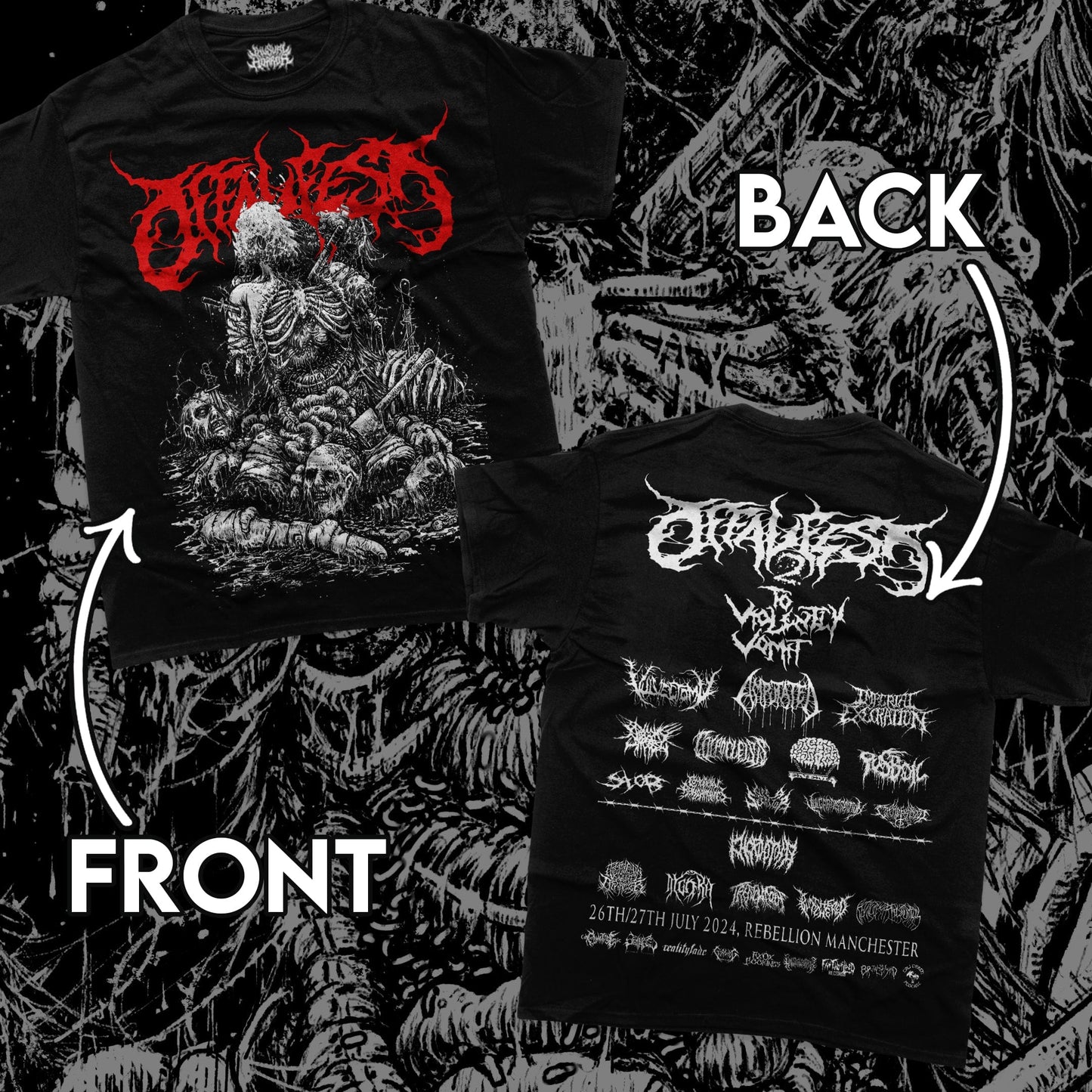 Offal Fest 2024 Lineup T-Shirt