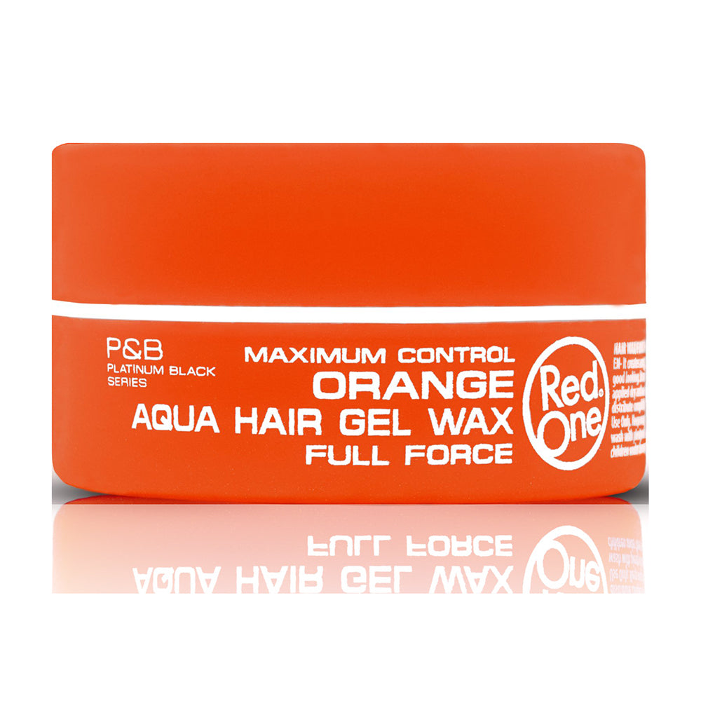 Redone Orange Aqua Hair Gel Wax Strong Hold & Natural Shine for Men & Women 150 ml / 5.07 oz