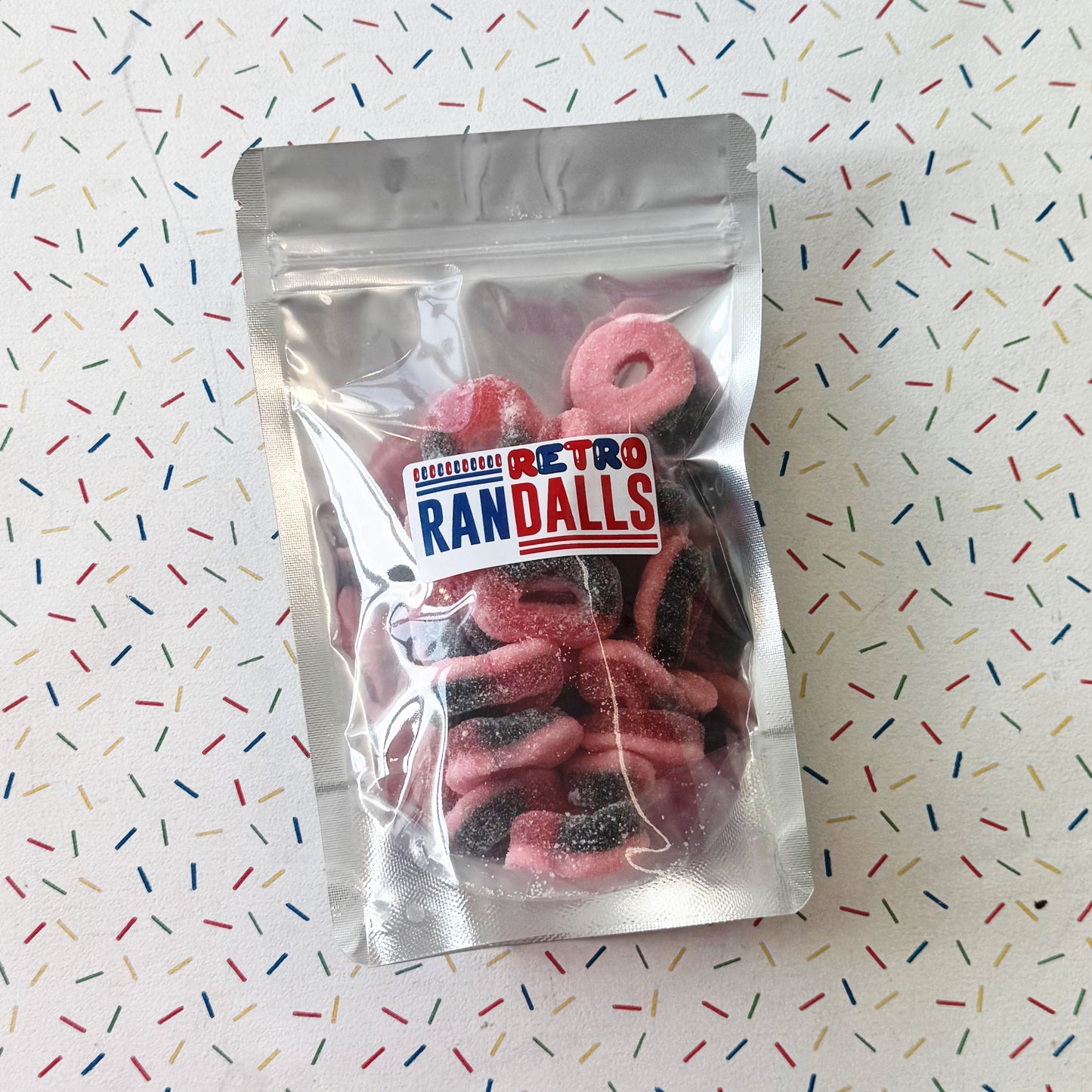 PARK LANE SOUR BLACKCURRANT RINGS - 100g
