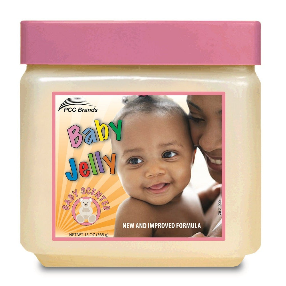PCC Brands Baby Jelly Baby Scented Gentle Skin Protection & Moisturisation for Delicate Baby Skin 368g / 12.98 oz