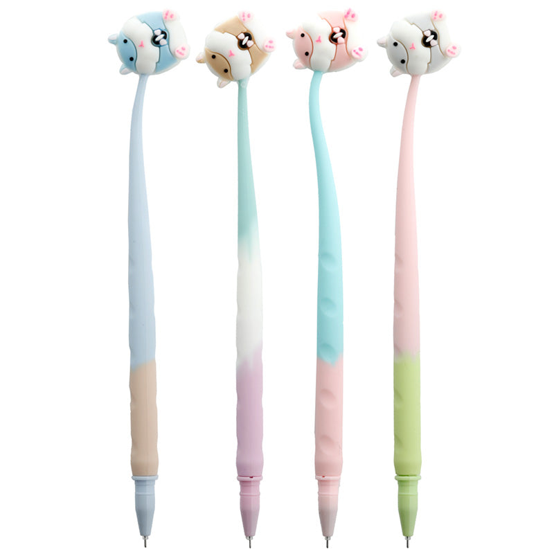 Fine Tip Pen with Topper - Furry Friends Cute Animal