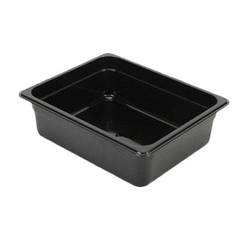 GN 1/2 Polycarbonate Gastronorm 100mm Black
