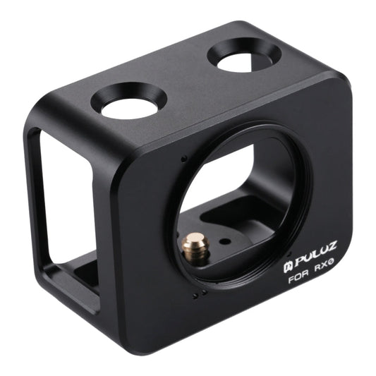 PULUZ for Sony RX0 Aluminum Alloy Protective Cage + 37mm UV Filter Lens + Lens Sunshade with Screws and Screwdrivers, Cage Black, Cage Gold, Cage Blue, Cage Red, Cage Silver