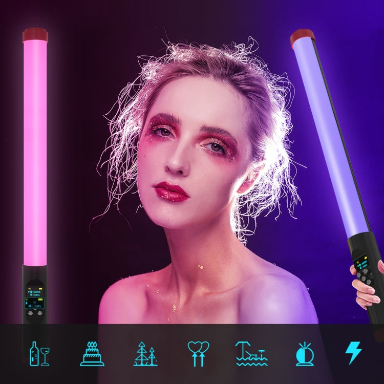 PULUZ RGB 114 LEDs Waterproof Photography Handheld Light Stick with Remote Control, 114 LEDs Waterproof RGB Fill Light