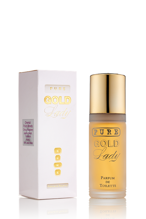 Milton Lloyd Pure Gold Ladies Parfum de Toilette 55ml Spray Women's Fragrance