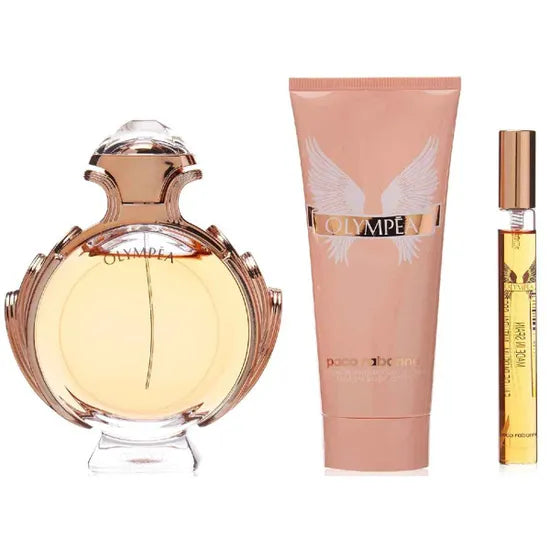 Paco Rabanne Olympéa Solar Gift Set 80ml EDP Intense + 100ml Body Lotion Women's Fragrance