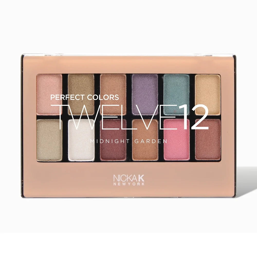 Nicka K New York Perfect Twelve Eyeshadows – Versatile Palette for Stunning Eye Looks