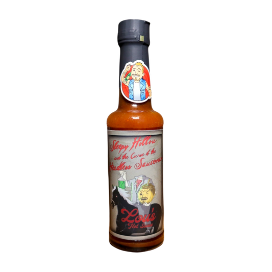 Sleepy Hollou & The Curse of the Headless Sauceman - Pumpkin Spice Hot Sauce