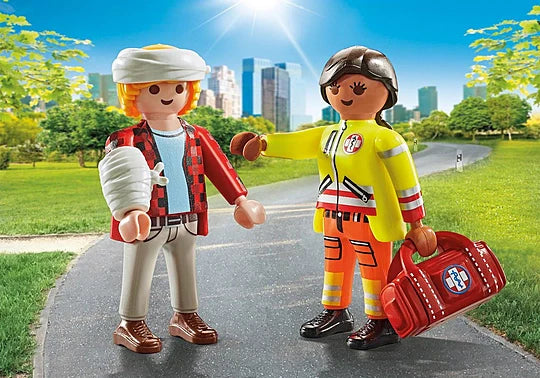 Playmobil Duo Pack Paramedic with Patient 71506