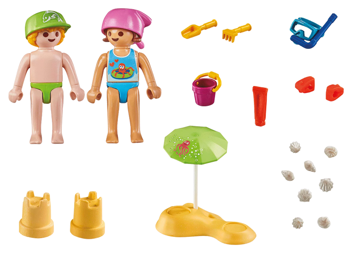 Playmobil Kids with Sand Castle 71581