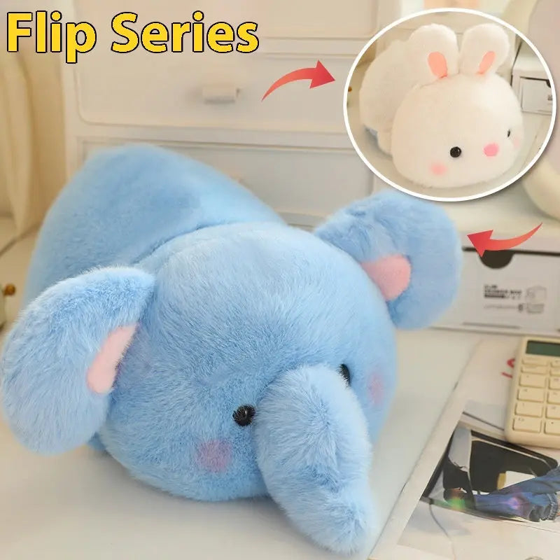 Plush Toys Elephant Penguin Panda Lesser Panda White Rabbit Girl's Birthday Gift