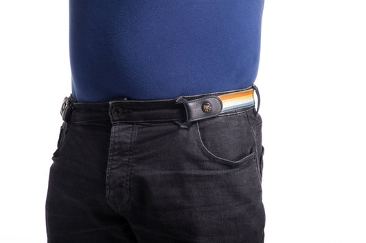 Pride Flag Buckle-Free Belt