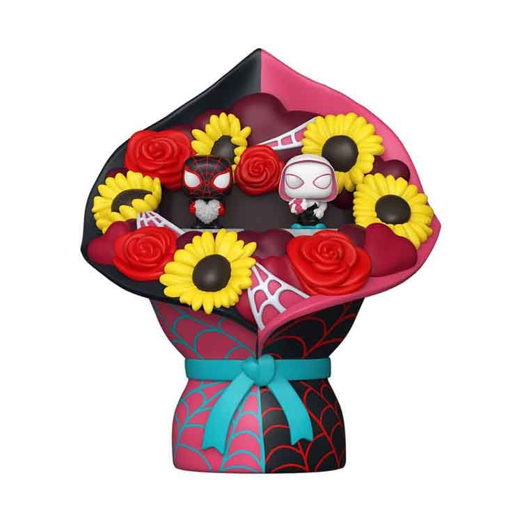 Funko Marvel Bitty POP! Bouquet Vinyl Figure 2-Pack Miles Morales & Ghost Spider (Valentine)
