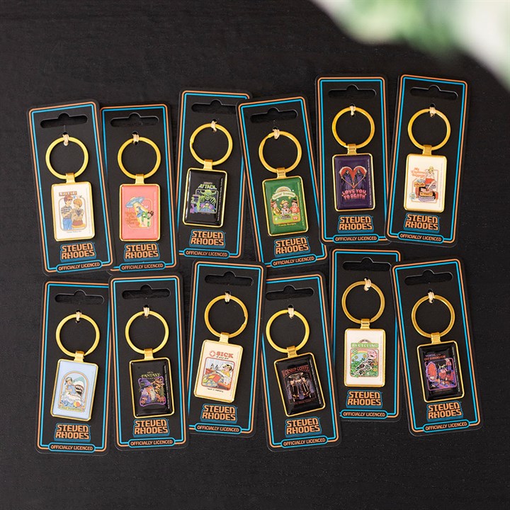 Love You To Death Keyring by Steven Rhodes