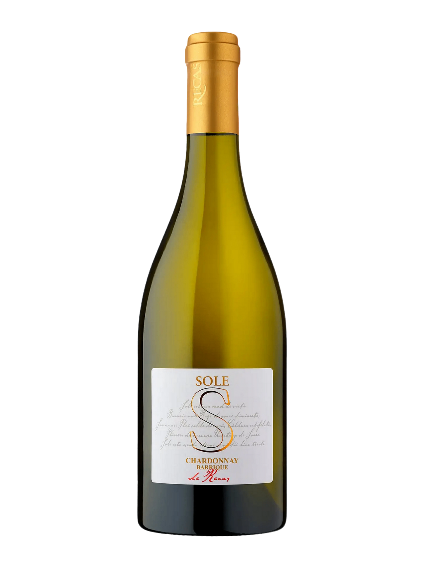 Cramele Recas Sole Chardonnay Barrique White Wine
