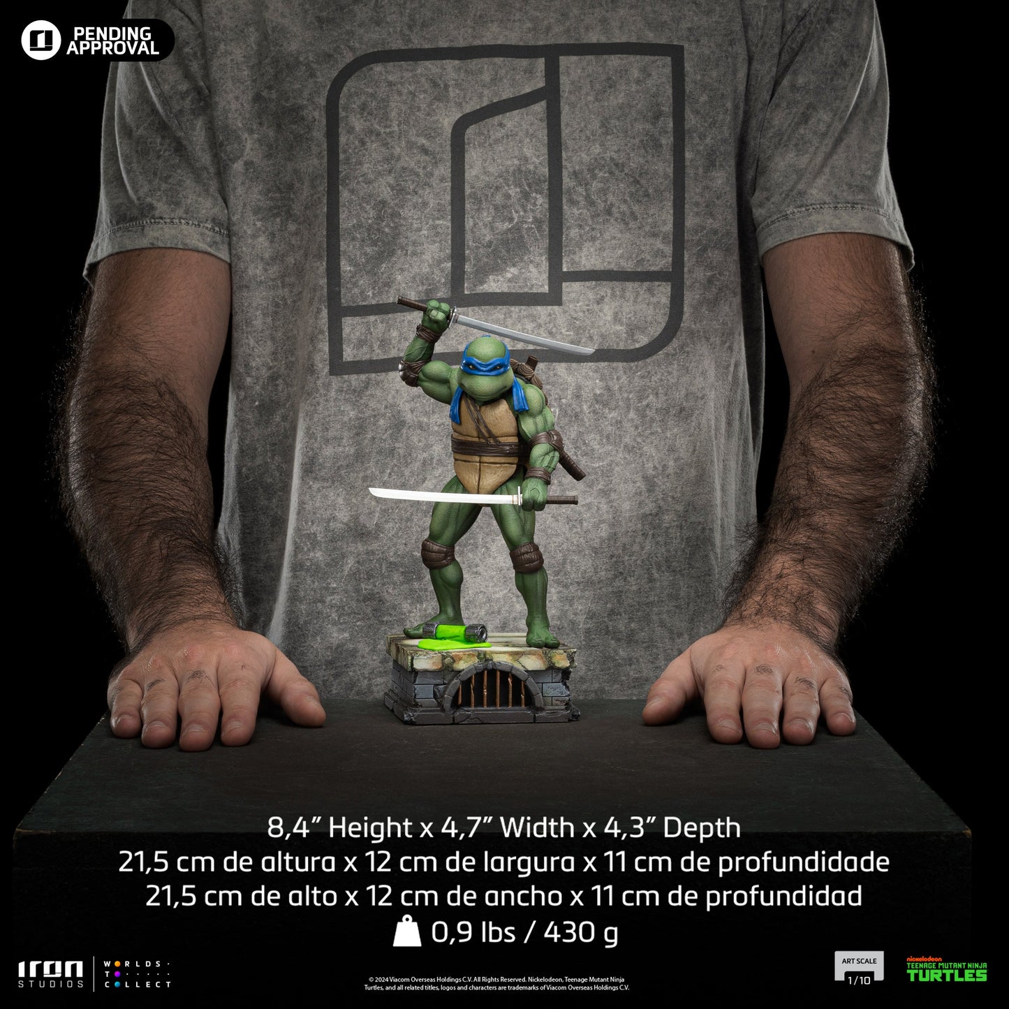 Statue Leonardo - TMNT Movie - Art Scale 1/10 - Iron Studios