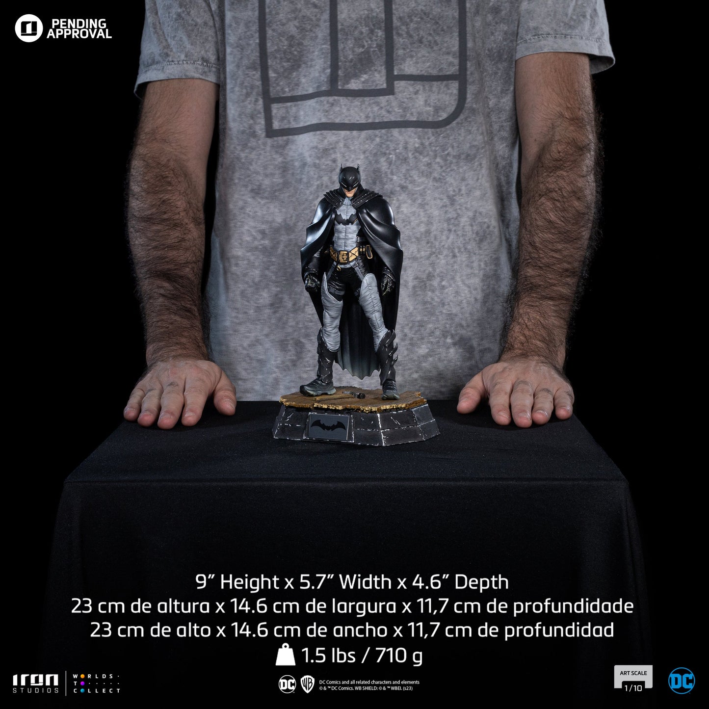 Statue Batman by Rafael Grampá - DC Comics Series #9 - Art Scale 1/10 - Iron Studios