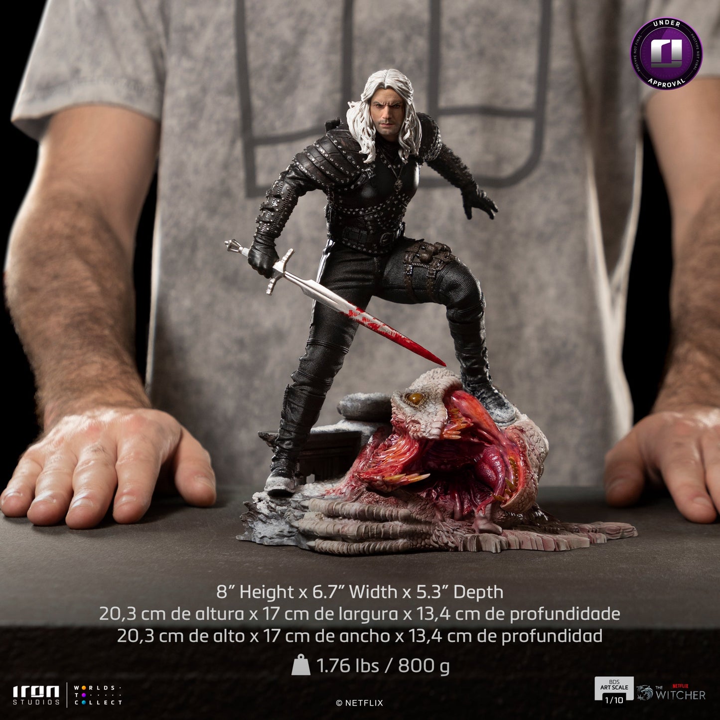 Geralt of Rivia - The Witcher - BDS Art Scale 1/10 - Iron Studios