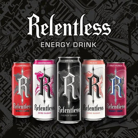 Relentless Fruit Punch Energy Drink 500ml (Case of 12)