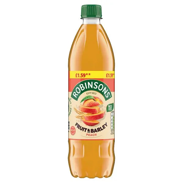 Robinsons Fruit & Barley Peach Squash PMP 750ml (Case of 12)