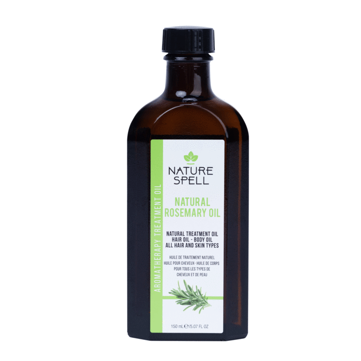 Nature Spell Rosemary Oil for Hair Growth & Skin Rejuvenation 150 ml/5.07 oz